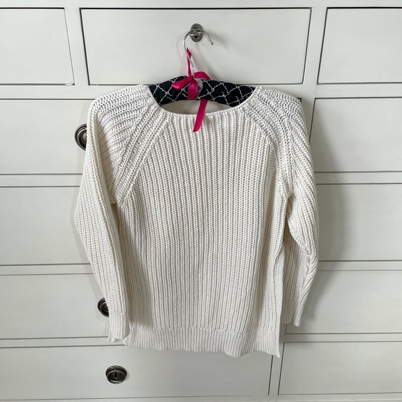 WILFRED (ARITZIA) white side slit sweater - Picture 2 of 4